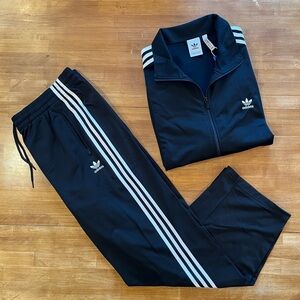 ADIDAS Black Firebird Track Suit